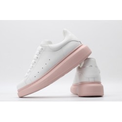 AMQ white&amp;rose oversized sneakers