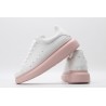 AMQ white&amp;rose oversized sneakers