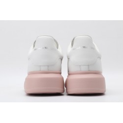 AMQ white&amp;rose oversized sneakers