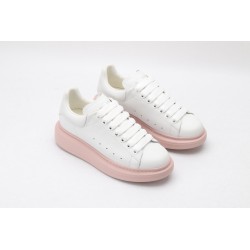 AMQ white&amp;rose oversized sneakers