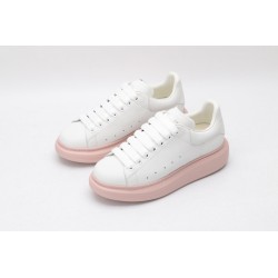 AMQ white&amp;rose oversized sneakers