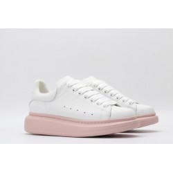 AMQ white&amp;rose oversized sneakers