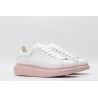 AMQ white&amp;rose oversized sneakers