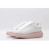 AMQ white&amp;rose oversized sneakers