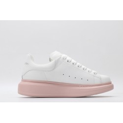 AMQ white&amp;rose oversized sneakers