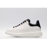 AMQ White &amp; Black Python Oversized Sneakers