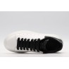 AMQ White &amp; Black Python Oversized Sneakers