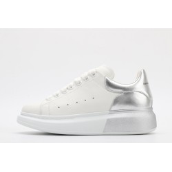 AMQ oversized sneakers with siL*Ver heel