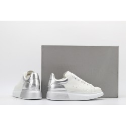 AMQ oversized sneakers with siL*Ver heel