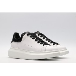 AMQ White &amp; Black Python Oversized Sneakers