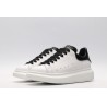 AMQ White &amp; Black Python Oversized Sneakers