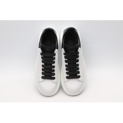 AMQ White &amp; Black Python Oversized Sneakers