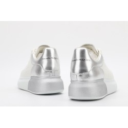 AMQ oversized sneakers with siL*Ver heel