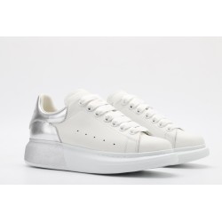 AMQ oversized sneakers with siL*Ver heel