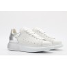 AMQ oversized sneakers with siL*Ver heel