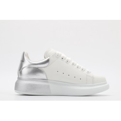 AMQ oversized sneakers with siL*Ver heel