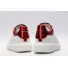 AMQ oversized sneakers with red heel