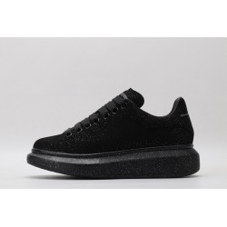 AMQ Black spray glitter sneaker