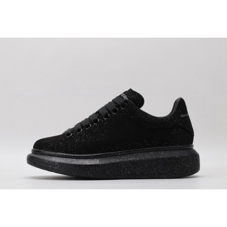 AMQ Black spray glitter sneaker