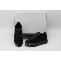 AMQ Black spray glitter sneaker