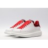 AMQ oversized sneakers with red heel