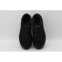 AMQ Black spray glitter sneaker