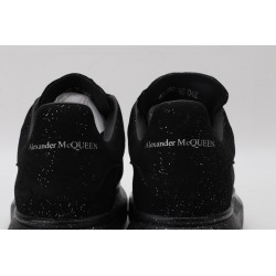 AMQ Black spray glitter sneaker