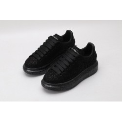 AMQ Black spray glitter sneaker