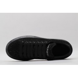 AMQ Black spray glitter sneaker