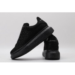 AMQ Black spray glitter sneaker