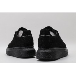 AMQ Black spray glitter sneaker