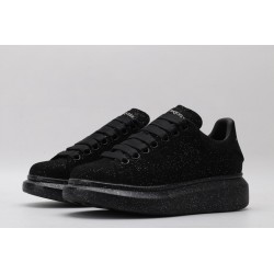 AMQ Black spray glitter sneaker