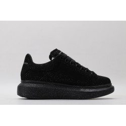 AMQ Black spray glitter sneaker