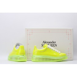 AMQ yellow oversized sneakers