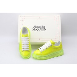 AMQ yellow oversized sneakers