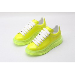 AMQ yellow oversized sneakers