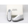 AMQ oversized sneakers with SiL*Ver rivet heel