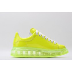 AMQ yellow oversized sneakers