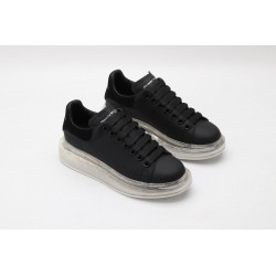 AMQ black oversized sneakers