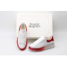 AMQ oversized sneakers with red heel