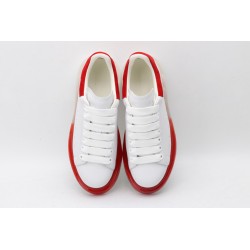 AMQ oversized sneakers with red heel