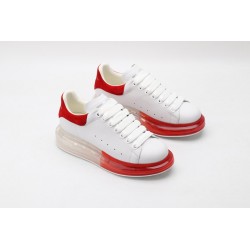 AMQ oversized sneakers with red heel