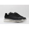 AMQ black oversized sneakers