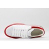 AMQ oversized sneakers with red heel