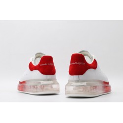 AMQ oversized sneakers with red heel