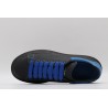 AMQ black oversized sneakers with blue heel