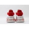 AMQ oversized sneakers with red heel