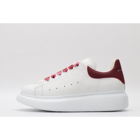 AMQ oversized sneakers with red heel