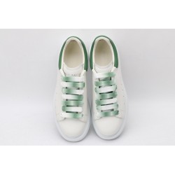 AMQ oversized sneakers with green heel