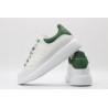 AMQ oversized sneakers with green heel